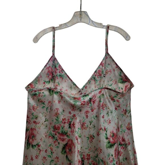Vtg Enchanting Womans Size 1X Floral Slip Babydoll Nightgown Lingerie sexy satin - Picture 6 of 8